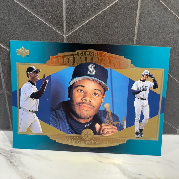 Ken Griffey Jr. Clearly Dominant Baseball Card Lot Collection Series vintage 90s - Picture 1 of 11